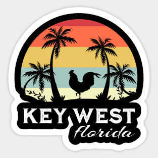 Key West Florida Chicken Lover Souvenir Sticker